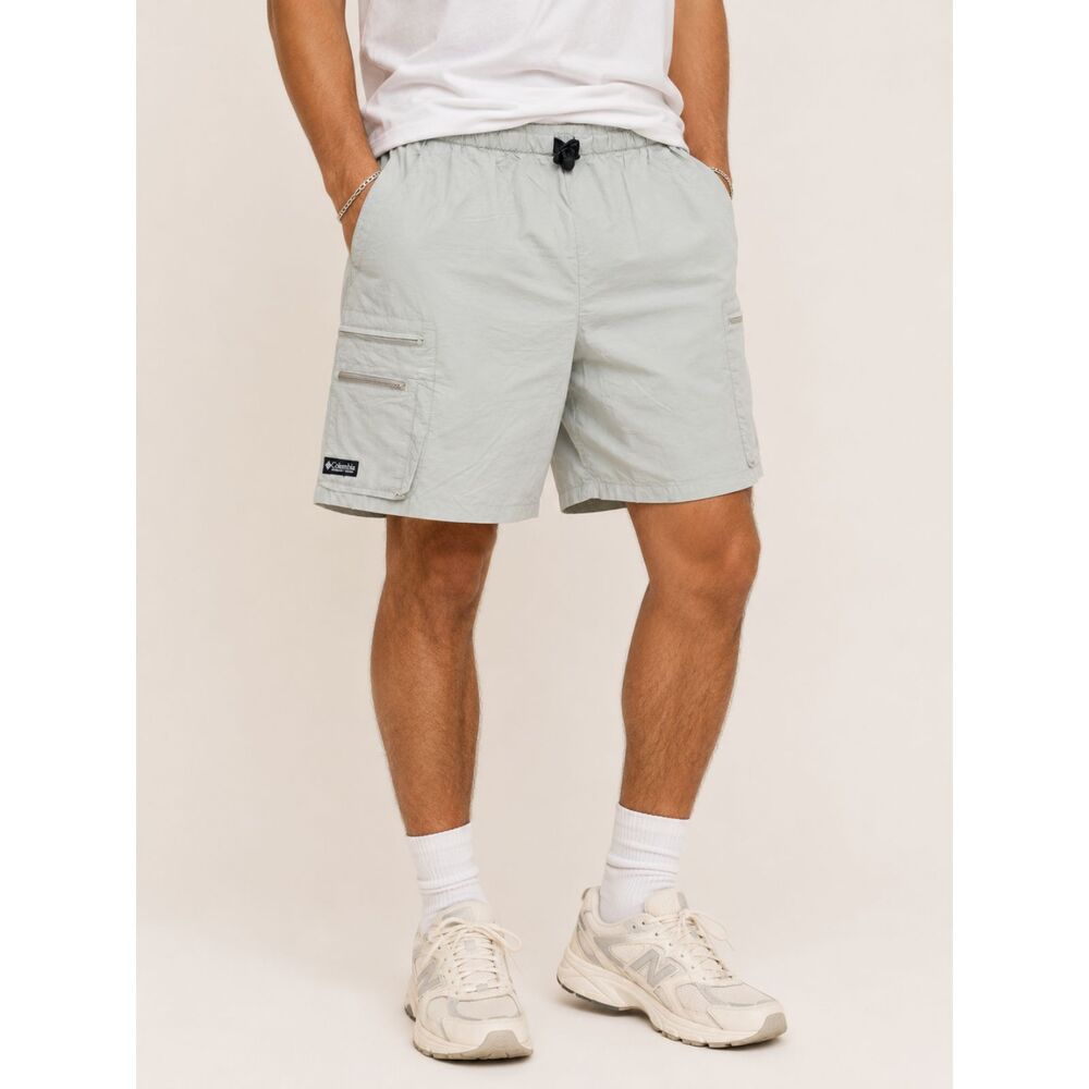 Vintage Columbia PFG Nylon Cargo Fishing Shorts Men XL Khaki Mesh Lined Gorpcore